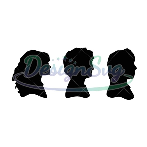 the-golden-trio-year-2-side-view-silhouette-art-svg-cut-files