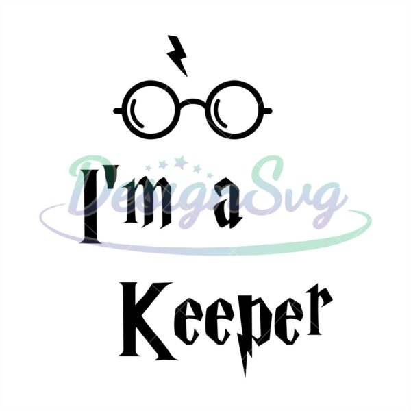 im-a-keeper-harry-potter-glasses-svg-silhouette