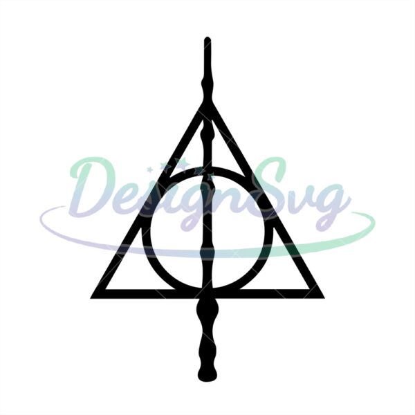 the-deathly-hallows-magic-wand-svg-logo-silhouette