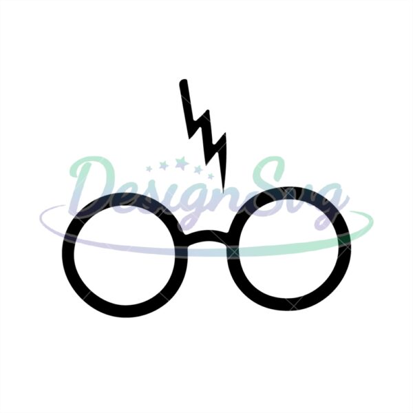 harry-potter-lightning-bolt-glasses-svg-vector