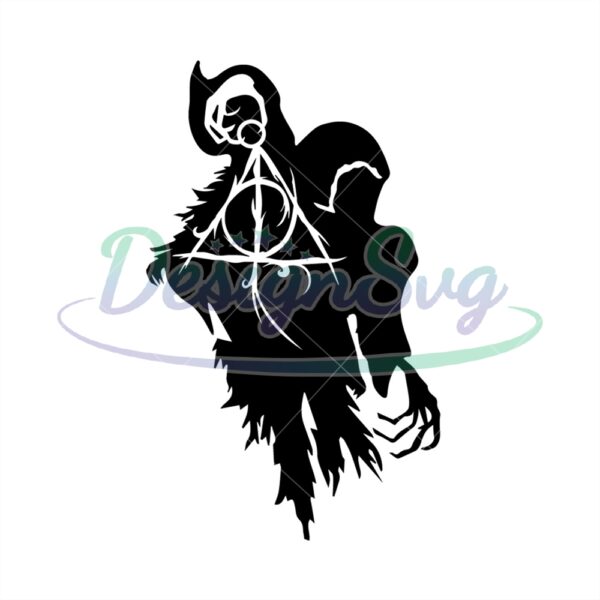 ghost-holding-the-deathly-hallows-symbol-svg-vector