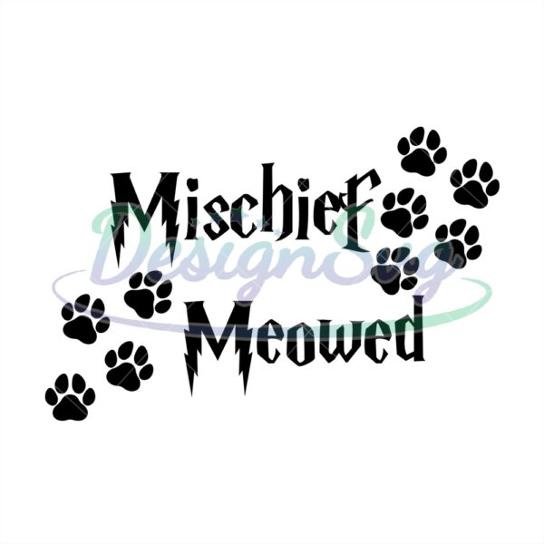 mischief-mewed-cat-footstep-harry-potter-movie-svg-cutting-files