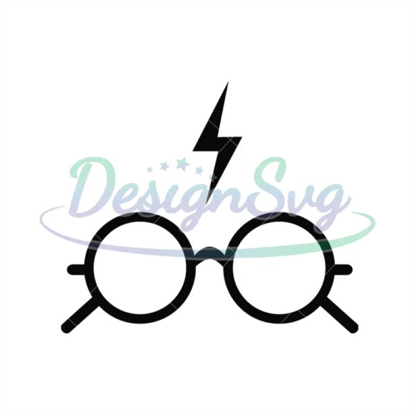 harry-potter-lightning-glasses-svg-vector-1
