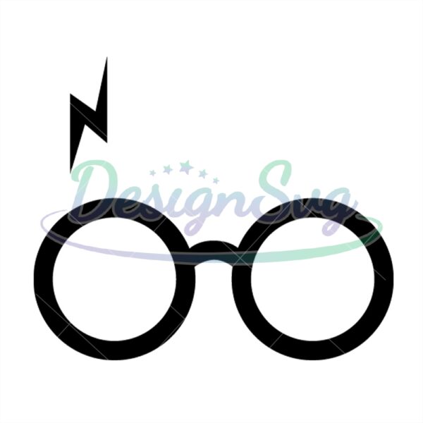 harry-potter-lightning-glasses-svg-vector-2
