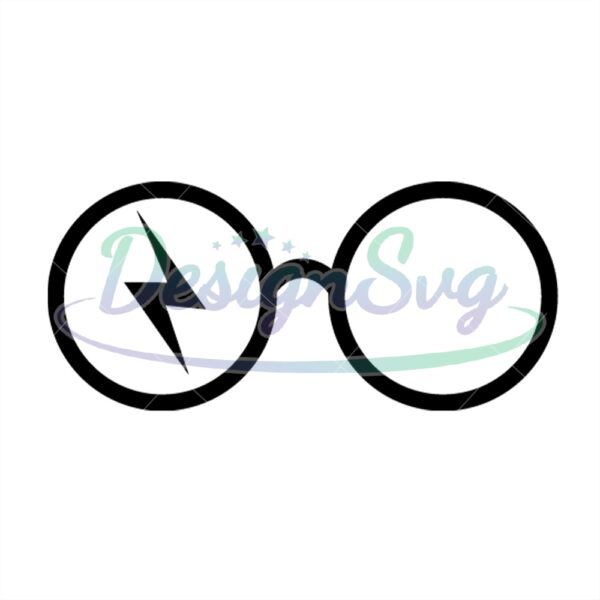 harry-potter-lightning-glasses-svg-vector-3