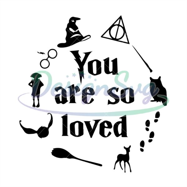 round-pattern-you-are-so-loved-harry-potter-svg