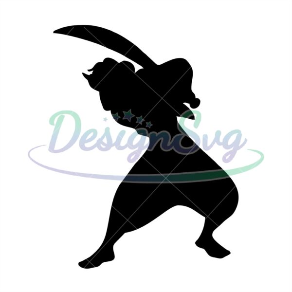 aladdin-with-his-sword-silhouette-vector-svg