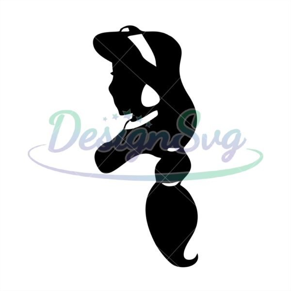 disney-princess-jasmine-head-silhouette-vector-svg