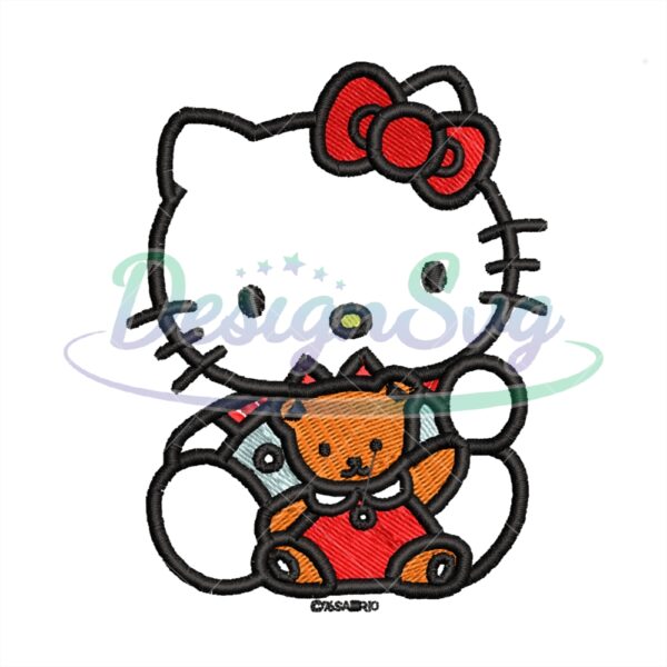 hello-kitty-with-small-bear-embroidery-png