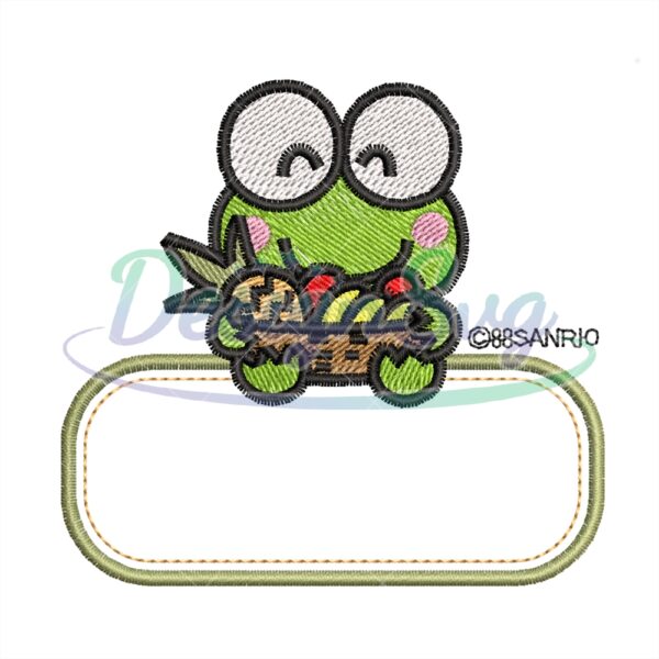 sanrio-keroppi-frog-fruit-basket-embroidery-png