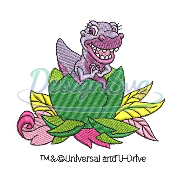 land-before-time-baby-chomper-egg-embroidery-png