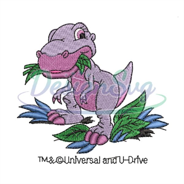 baby-dinosaur-chomper-eating-grass-embroidery