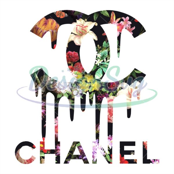 floral-drip-chanel-logo-png-fashion-brand-svgfamous-brand-svg-silhouette-svg-files-10