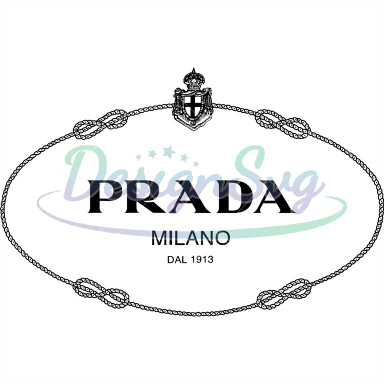 Prada Milano Dal 1913 Logo SVG, Prada Milano SVG, Prada Logo SVG, Logo ...