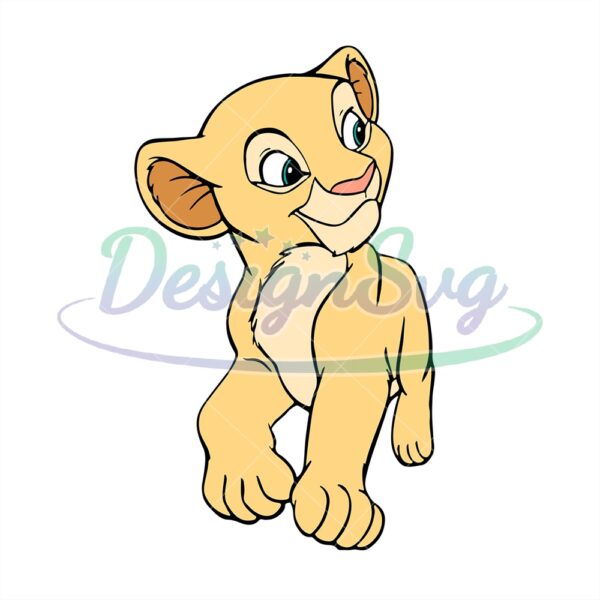 young-nala-the-lion-queen-disney-cartoon-character-svg