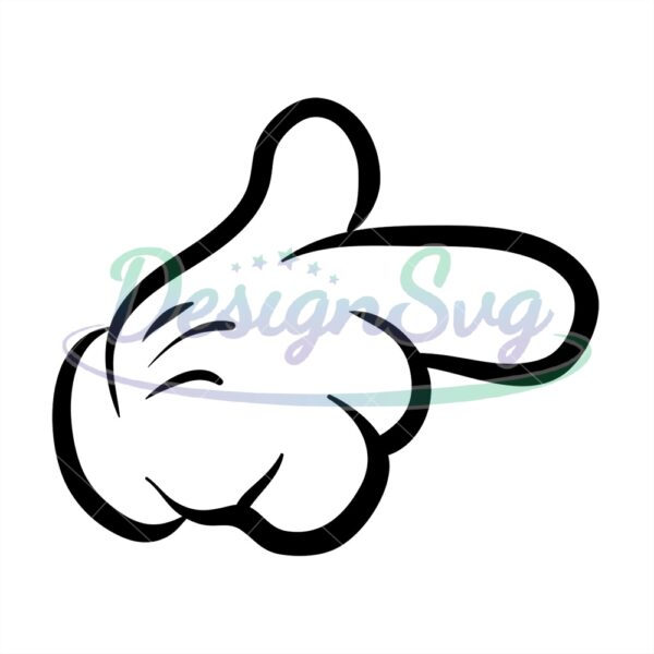 mickey-hand-glove-pointing-for-clubhouse-party-svg