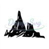 Disney Big Thunder Mountain Silhouette SVG