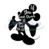 Mickey Mouse Dream It and Do It SVG