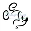 Mickey Mouse Head Outline SVG
