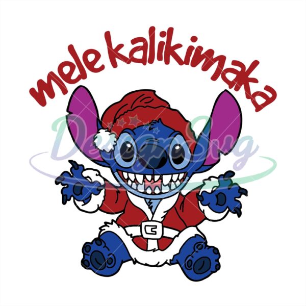 mele-kalikimaka-santa-stitch-disney-svg