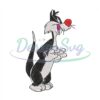 happy-tuxedo-cat-sylvester-embroidery