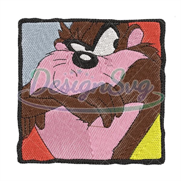 tasmanian-devil-taz-face-embroidery