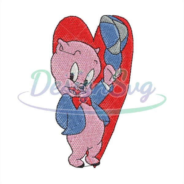 porky-pig-heart-embroidery