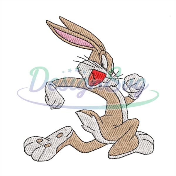 bugs-bunny-running-embroidery