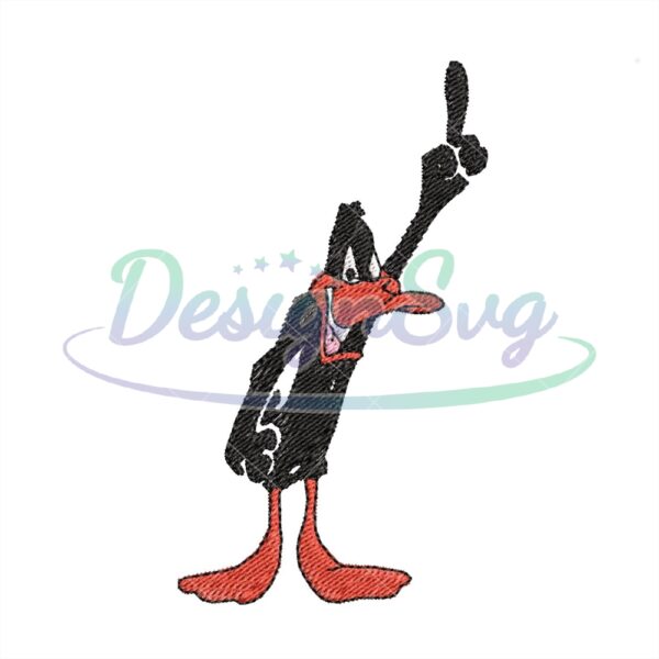 daffy-duck-getting-mad-embroidery
