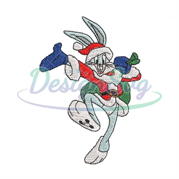 bugs-bunny-santa-claus-embroidery