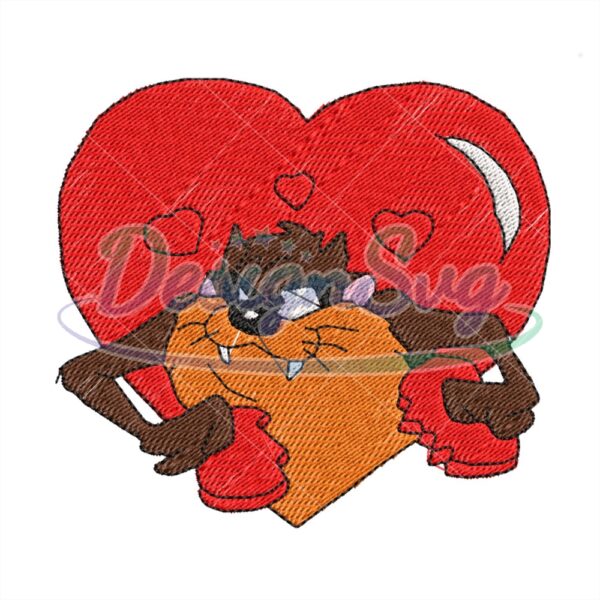 tasmanian-devil-broken-heart-embroidery