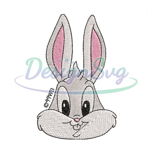 baby-bugs-bunny-face-embroidery