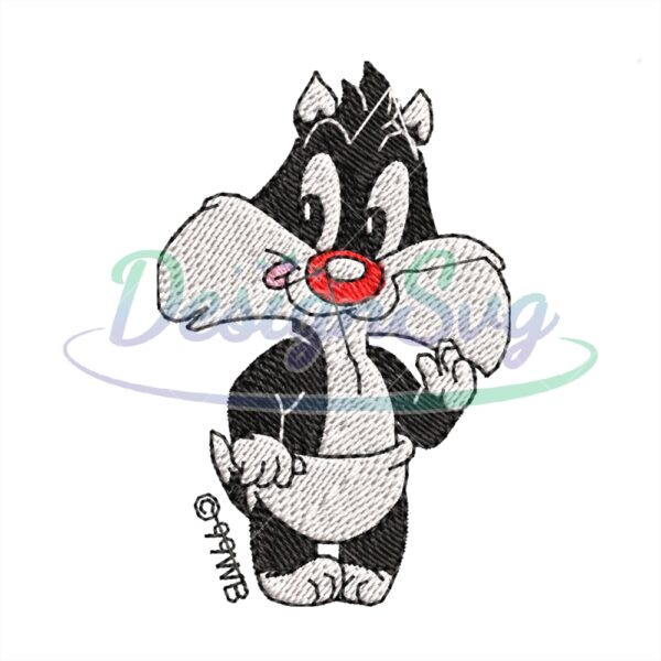 baby-sylvester-cat-embroidery