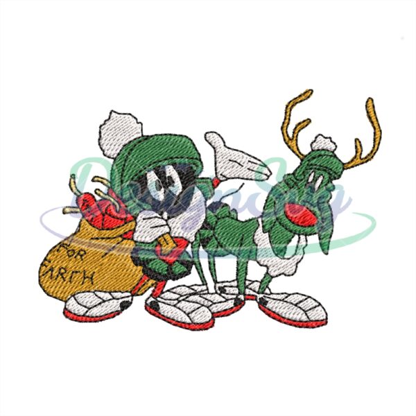 christmas-santa-marvin-the-martian-embroidery