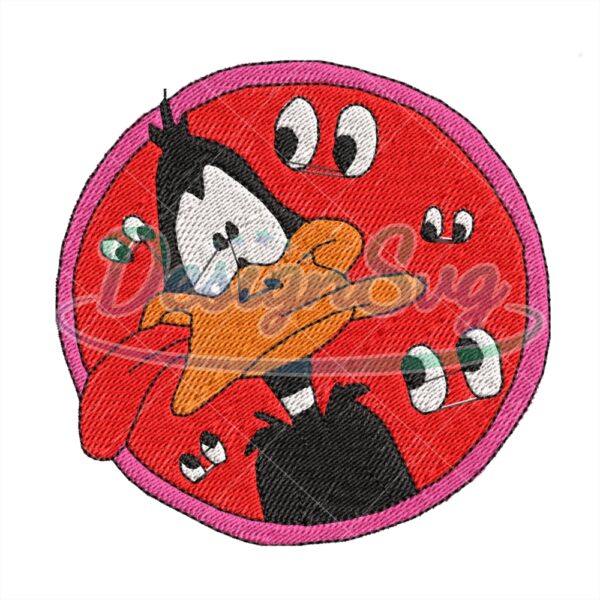 space-jam-daffy-duck-embroidery