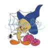 halloween-witch-tweety-bird-embroidery