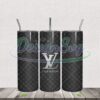 louis-vuitton-silver-black-logo-brand-tumbler-wrap-png