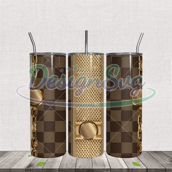 3d-authentic-luxury-fashion-brand-straight-tumbler-wrap-png