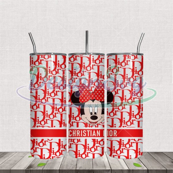 christian-dior-x-minnie-mouse-tumbler-wrap-png