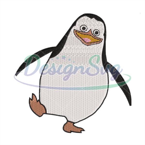 private-madagascar-penguin-embroidery