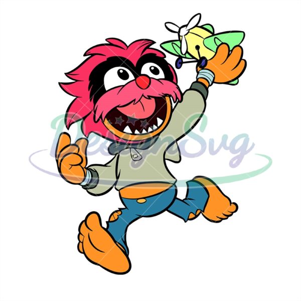 animal-playing-helicopter-the-muppet-babies-svg