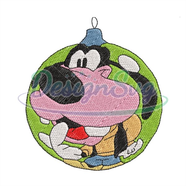 goofy-christmas-ornament-embroidery-png