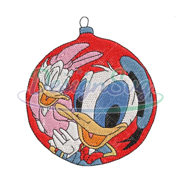 donald-daisy-duck-christmas-ornament-embroidery-png