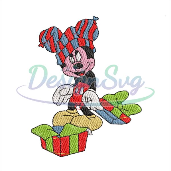 mickey-mouse-unboxing-christmas-gift-embroidery-png
