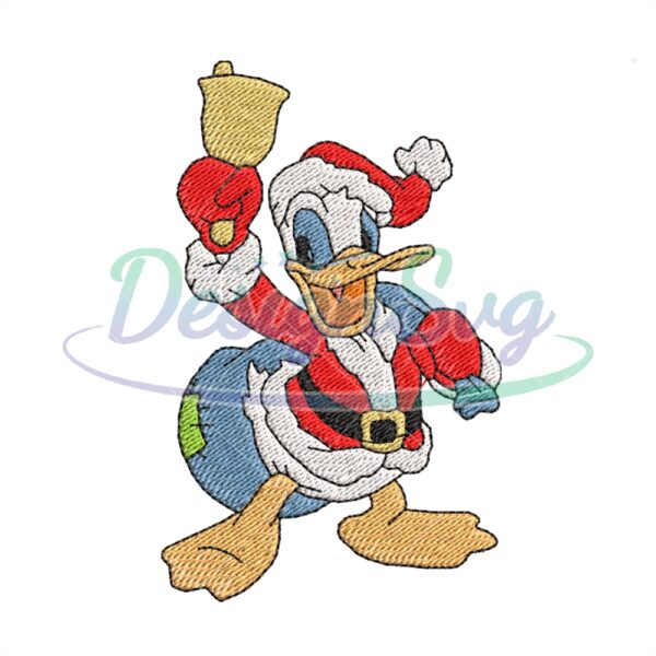 santa-claus-donald-duck-embroidery-png