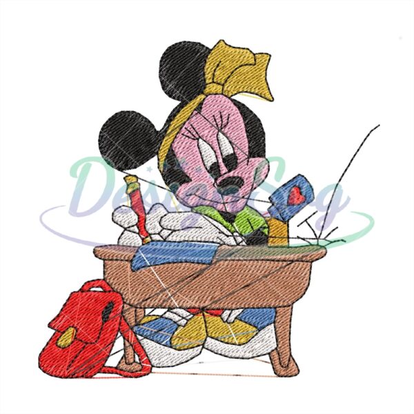 minnie-mouse-studying-embroidery