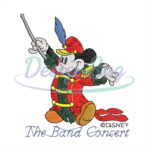 mickey-the-band-concert-embroidery-design