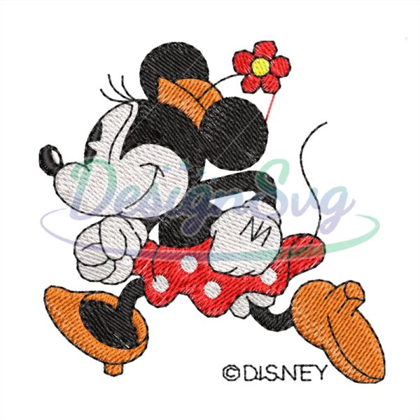 Minnie Running Disney Embroidery