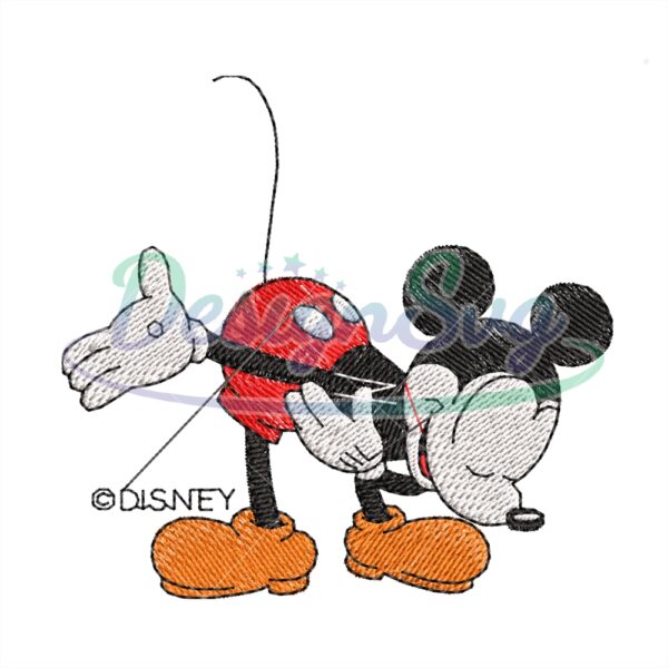 Mickey Embroidery Character Disney