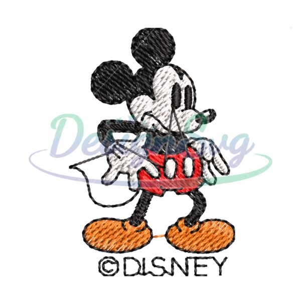 Mickey Machine Embroidery Design